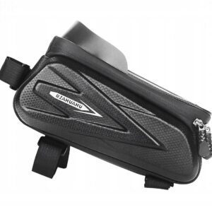 Sacoche de Cadre Vélo Étanche – Support Smartphone Tactile (Max 7,2") & Rangement Rigide